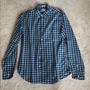 Men’s slim j crew button up shirt
